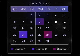 Learning Calendars